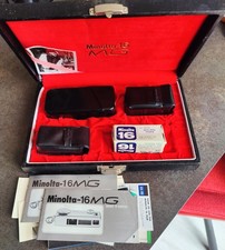 Coffret Appareil photo Minolta 16 MG Docs flash Filtres