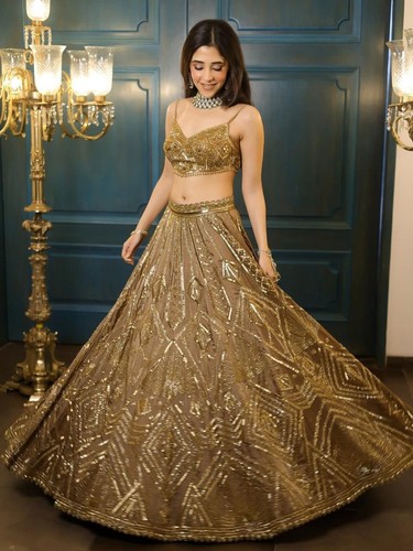 Party wear bridal lehenga - party,