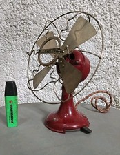 ANCIEN VENTILATEUR MARTINOT BAKÉLITE ROUGE FAN 220v 