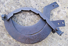 outil ancien hache paille manuel de type "champenois" à deux lame chevaux