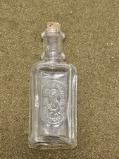 Ancienne fiole huile verre