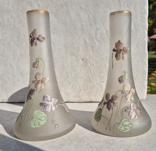 Legras montjoye paire - , vases