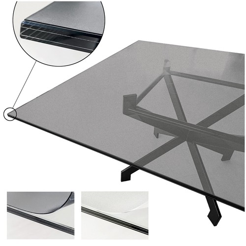 Nappe transparent satinée - nappe,