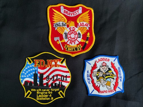 Three fdny fireman - fdny, patches
