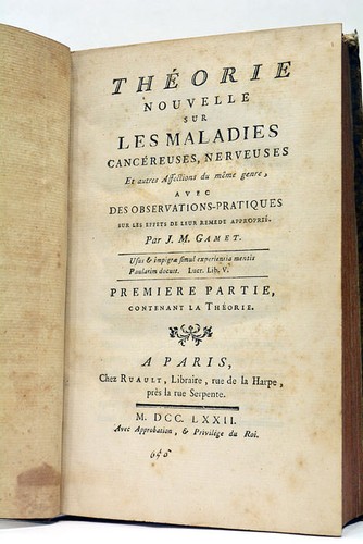 Gamet théorie - gamet, (jean-marie).