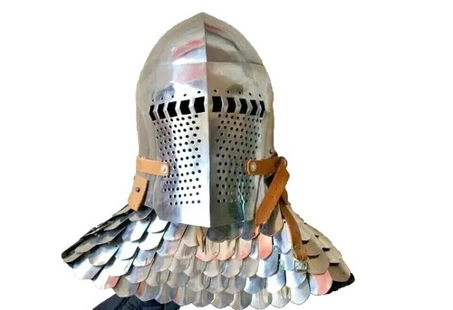 Medieval bassinet helmet - bassinet, 16