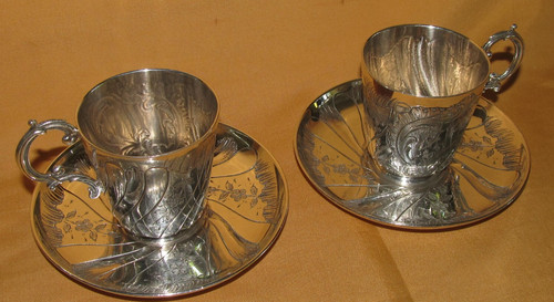 Duo tasses sous - tasses, sous-tasses