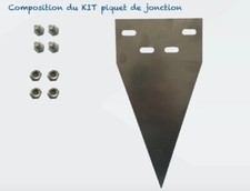 Lot piquets d'extrémité pour