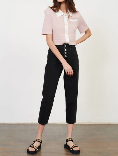 Maje women black high rise - maje,