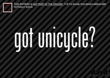 (2) Got Monocycle Autocollant