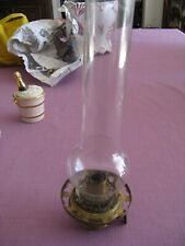 Bobèche cuivre avec  verre