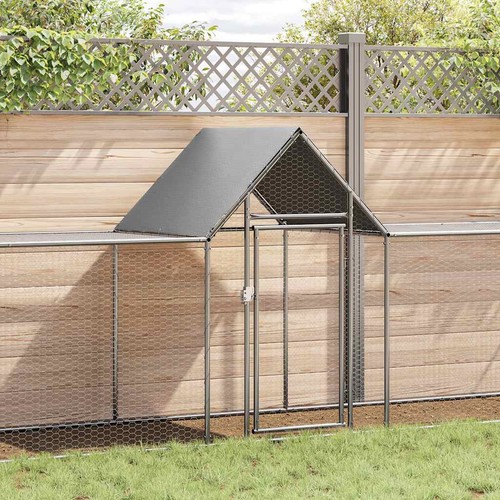 Poulailler acier enclos - acier,