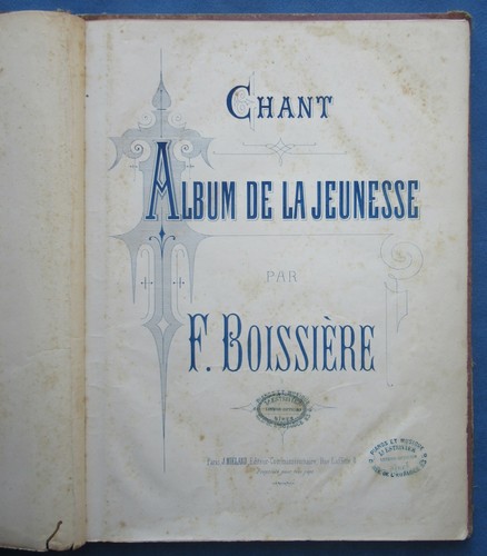 Album jeunesse boissière 1870 - album,