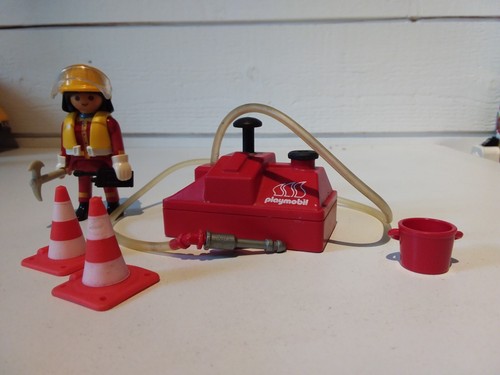 Playmobil pompiers pompe - playmobil, pompiers/