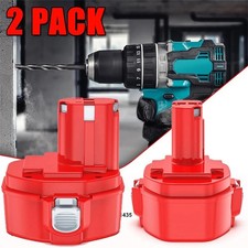 2x 4800mAh Ni-MH pour batterie Makita 14.4V PA14 1420 1422 1433 1434 1435 1931