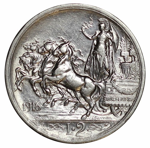 1916 regno italia monnaie - 1916, d'italia