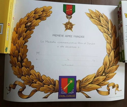 Ancien diplome rhin danube - rhin,