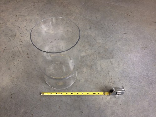 Vintage blown glass hurricane - blown,