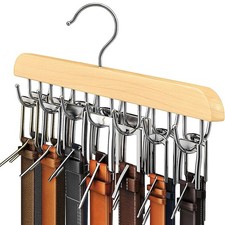 Crochet De Cravate en Bois,Cintre de Ceinture pour Placard,Porte-Cravatesavec...