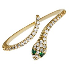 Bague Serpent Plaqué Or et