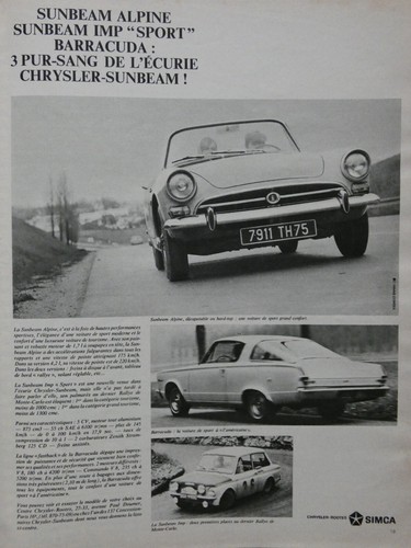 Publicité presse 1967 - publicitÉ,