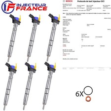 6x 0445115052 059130277AB Injecteur VW Touareg Audi A4 A5 A6 3.0 Tdi 0445115079