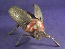 Ancien jouet scarabée LEHMANN Germany tôle mécanique 1900