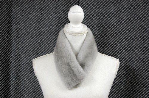 écharpe luxe fourrure - luxe,