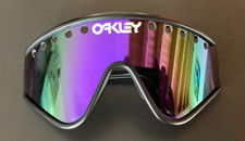 OAKLEY Eyeshade Original Black Violet Iridium Eyeshades Vented Vintage 1980's