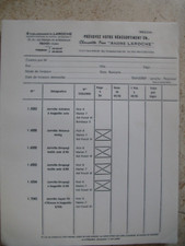 Papier ancien Factures