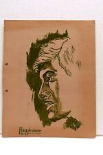 Vintage Rajkumar Bollywood Acteur Peinture Dessin Eau Couleur Peinture Filmy " 1