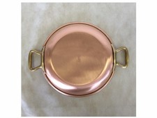 Casserole Cuivre Étamé 2 Manches Diamètres Choix De 24 60 CM Fabriqué en Italie