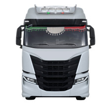 Bandeau Pare-Soleil Camion Universel Pare-Brise Drapeau Italie Tricolore 200cm