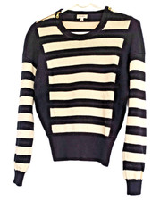 Pull femme 100% laine rayé