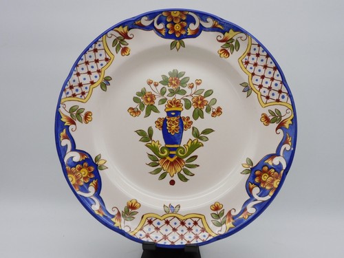 Assiette faience signee - faience,