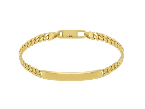 Bracelet jaune 18k maille - bracelet, or