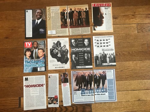 Homicide clippings lot - homicide,
