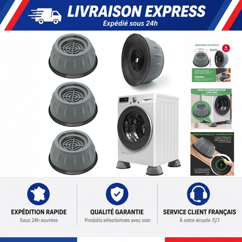 Pieds anti vibration machine - pieds,