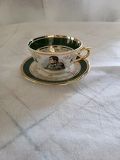 Ancienne Tasse à Thé Café en Porcelaine De Luxe Napoléon 