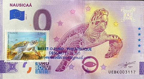 Billet euro philathelique - 0,