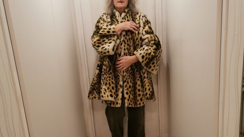 Manteau fausse fourrure