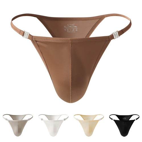 Pochette slip homme satin