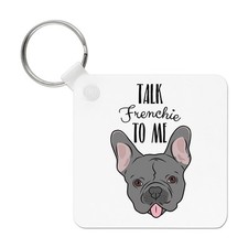 Parle Français À Moi Porte-Clés Bouledogue Français - Chien Chiot Drôle