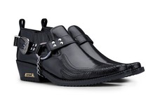 Homme Cuir Western Chaussures