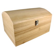 Coffre en bois couvercle