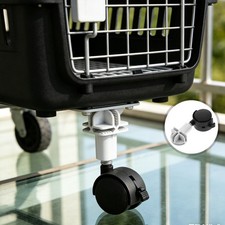 Lot de 6 roulettes pivotantes