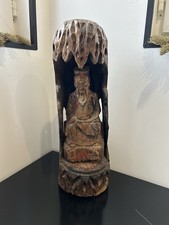 STATUE VOTIVE CHINE AUTEL BOIS