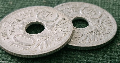 Lot pièces centimes - lot, 10