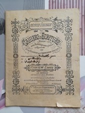 Cahier d'écriture, méthode