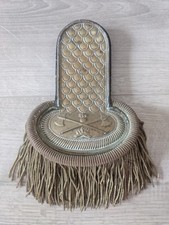 Très ancienne épaulette d'officier de sapeurs pompiers
